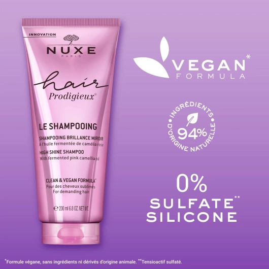 NUXE Hair Prodigieux szampon wygładzający, 200ml 