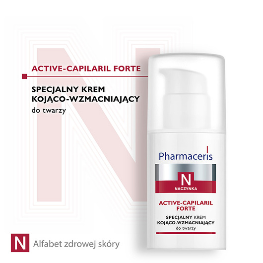 Pharmaceris N Active-Capilaril Forte Specjalistyczny krem kojąco-wzmacniający do twarzy, 30 ml