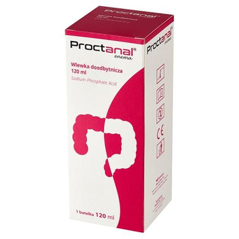 Proctanal Enema wlewka doodbytnicza, 120 ml (butelka)