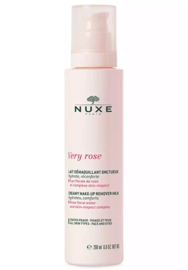 NUXE VERY ROSE kremowe mleczko do demakijażu, 200 ml