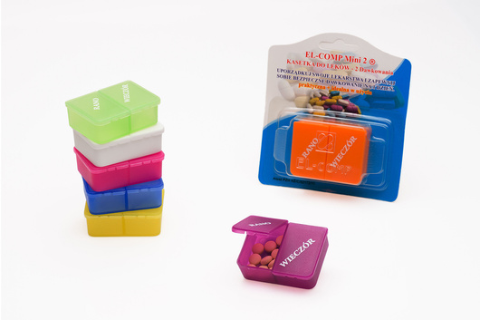 El-Comp Kasteka do dawkowania leków dwie pory dnia