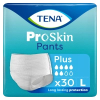 Tena Pants ProSkin Plus Rozmiar L (100-135cm) Majtki chłonne, 30 sztuk
