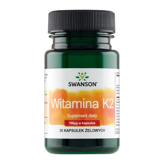 Swanson Witamina K2 100 µg, 30 kapsułek