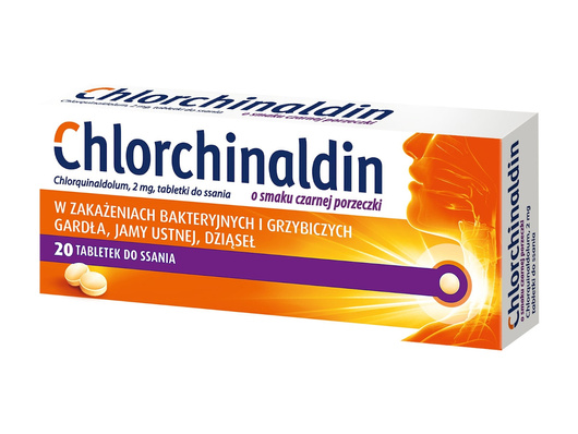 CHLORCHINALDIN czarna porzeczka x 20 sztuk