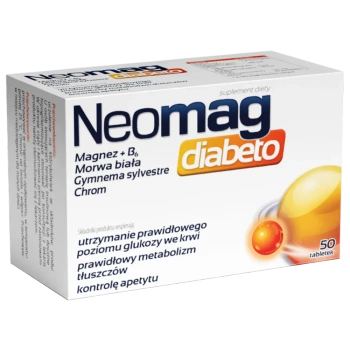 Neomag Diabeto, 50 tabletek