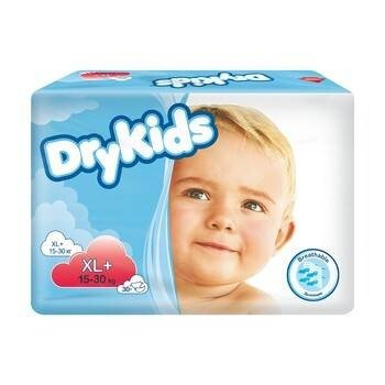 PIELUCHOMAJTKI Dry Kids XL+ (15-30kg)  30 sztuk