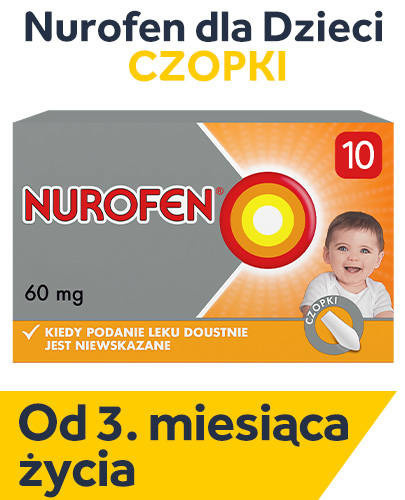 Nurofen 60mg x 10 czopki