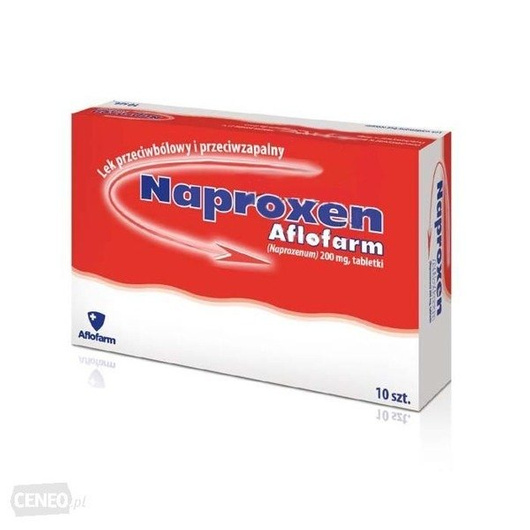 NAPROXEN 200 mg x 10 tabletek powlekanych