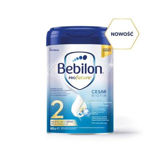 Bebilon PROfutura CESARBIOTIK 2, mleko następne po 6. miesiącu, 800 g