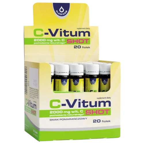 C-Vitum Shot 2000 mg, 20 fiolek po 25 ml