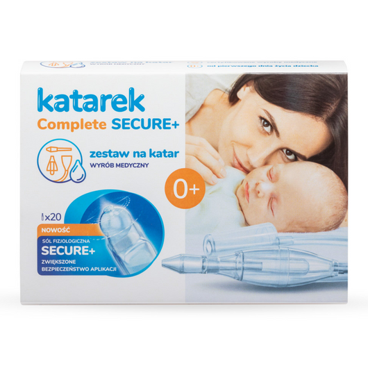 Katarek Complete Secure+ Aspirator + Sól fizjologiczna