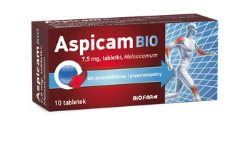 ASPICAM BIO 7,5 mg, 10 tabletek powlekanych