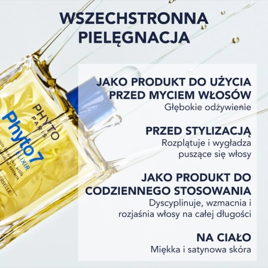 Phyto 7 Elixir Wygładzający i wzmacniający olejek, 100 ml