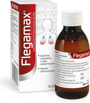 FLEGAMAX 50mg/ml roztwór doustny 120ml