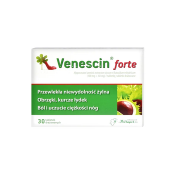 VENESCIN FORTE, 30 tabletek drażowanych