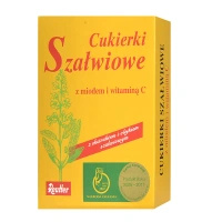 Reutter Cukierki szałwiowe z miodem i witaminą C, 50 g