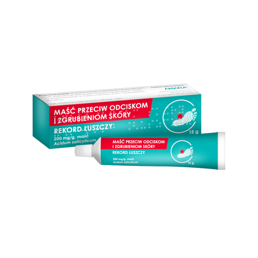 Rekord Łuszczy Maść przeciw odciskom i zgrubieniom skóry, 15 g