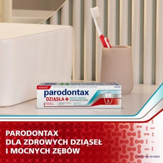 Parodontax Dziąsła + Świeży Oddech & Nadwrażliwość, 75 ml