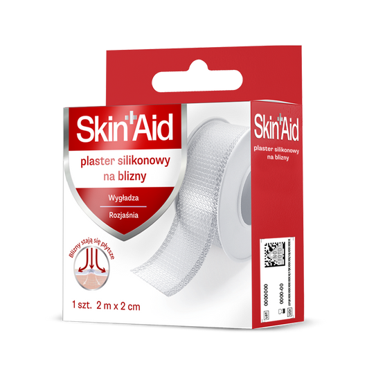 Skin Aid Plaster silikonowy na blizny 2m x 2 cm