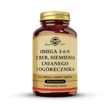 Solgar Omega 3-6-9, 60 kapsułek