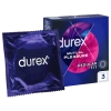 Durex Mutual Pleasure Prezerwatywy dla dłuższego stosunku z wypustkami, 3 sztuki