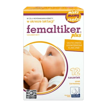 Femaltiker® Plus o smaku karmelowym, 12 saszetek