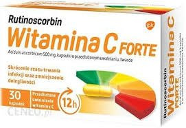 RUTINOSCORBIN WITAMINA C FORTE 500 mg  30 kapsułek