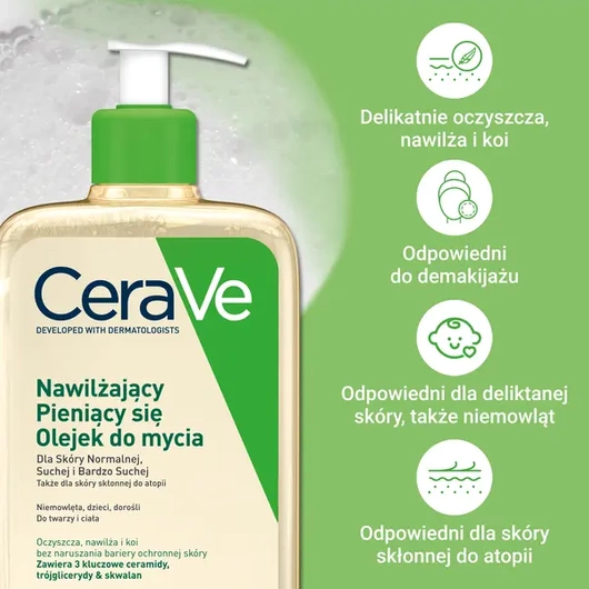 CeraVe Nawilżający Olejek do mycia, 473ml