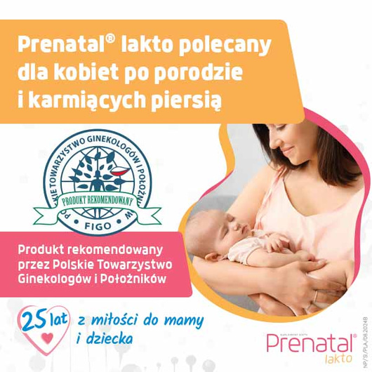 PRENATAL Lakto, 30 + 30 kapsułek
