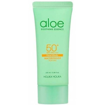 HOLIKA Aloe Waterproof Sun Gel Wodoodporny przeciwsłoneczny żel do twarzy i ciała SPF50, 100ml