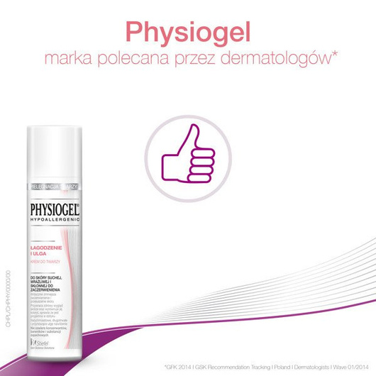 PHYSIOGEL ŁAGODZENIE I ULGA Krem do twarzy, 40ml