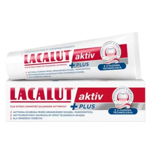 Lacalut Aktiv Plus pasta do zębów, 75 ml