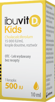 Ibuvit D3 Kids krople doustne 15000 IU, 10 ml