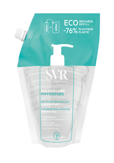 SVR Physiopure Eau Micellaire Woda micelarna Refill, 400 ml