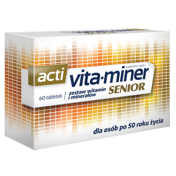 ACTI VITA-MINER SENIOR x 60 tabletek drażowanych