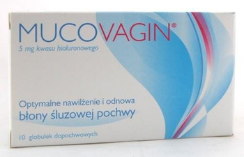 Mucovagin globulki dopochwowe, 10 sztuk