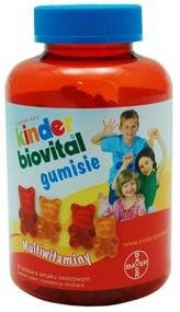 Kinder Biovital gumisie x 60 żelków