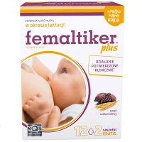 Femaltiker Plus Smak czekoladowy, 14 saszetek