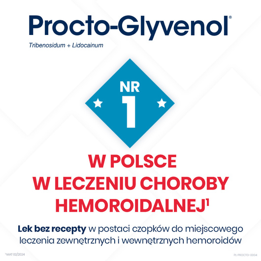 PROCTO-GLYVENOL, 10 czopków
