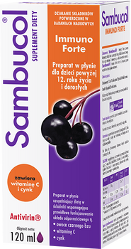 SAMBUCOL IMMUNO Forte płyn 120 ml