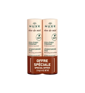 NUXE Rêve de Miel® Duopak Pomadka nawilżająca 4g+4g