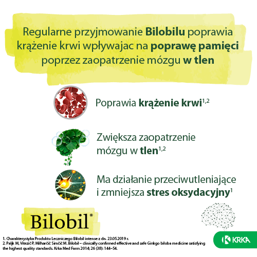 BILOBIL Intense 120 mg, 60 kapsułek