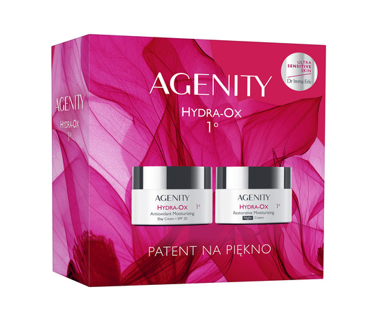 Agenity Hydra-Ox 1º Zestaw Krem na dzień i na noc, 2 x 50 ml