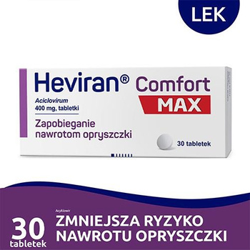 Heviran Comfort MAX 400mg, 30 tabletek