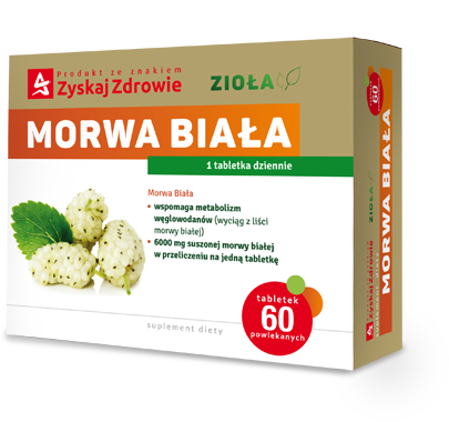 MORWA BIAŁA Zyskaj Zdrowie x 60 tabletek