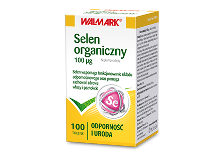 SELEN ORGANICZNY 100μg x 100 tabletek
