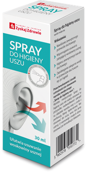 SPRAY DO HIGIENY USZU Zyskaj Zdrowie aerozol, 30 ml