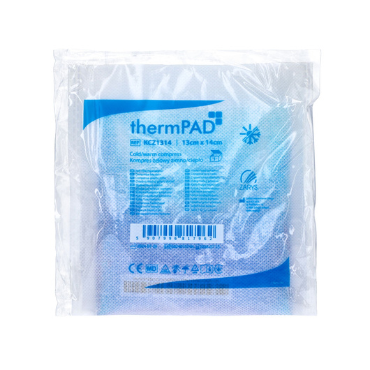 ThermPAD Kompres żelowy zimno–ciepło z pokrowcem 13 × 14 cm