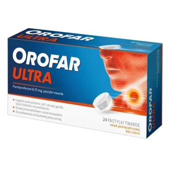 Orofar Ultra 8,75 mg, 24 pastylki do ssania