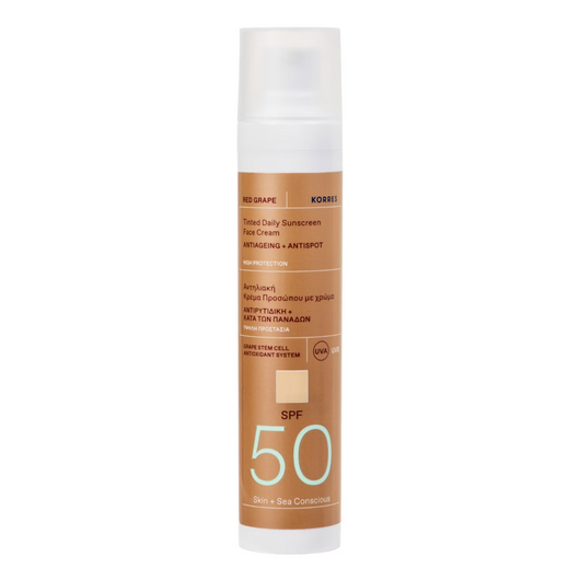 Korres Red Grape Koloryzujący krem ochronny SPF50, 50 ml